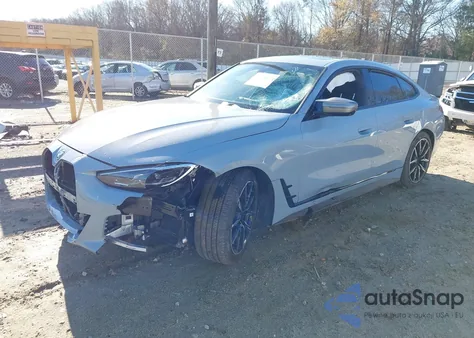 2023 BMW I4 M50 z USA, uszkodzony, nr VIN WBY33AW00PFP05498